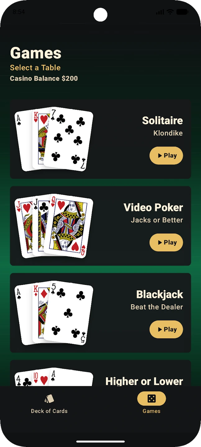 Card Games · Android · 1
